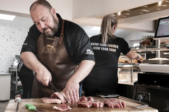 Lamb chopping