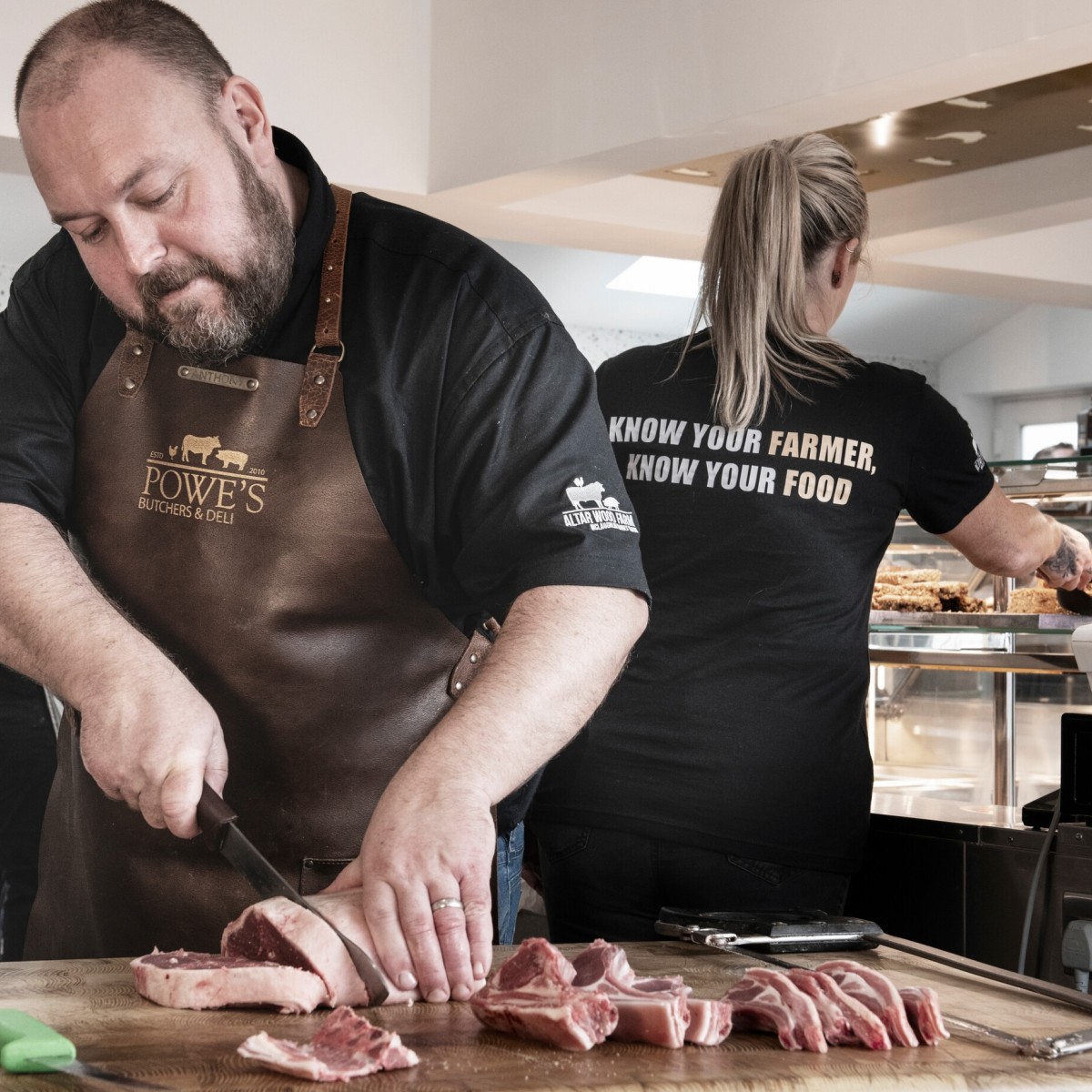 Lamb chopping